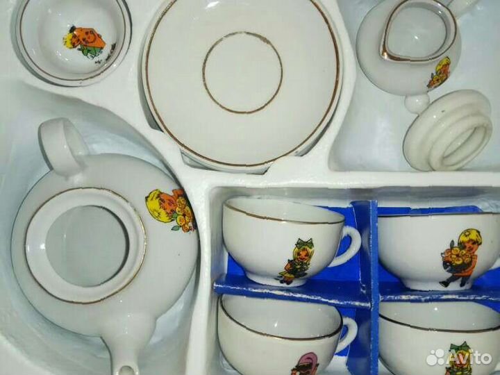 Сервиз чайный кукольный детский