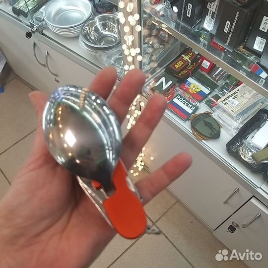 Набор туристический ложкой вилка-нож