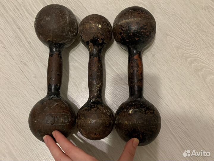 Гантели 3 кг и 5кг