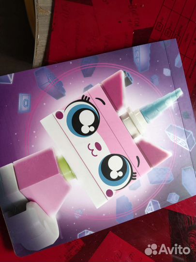 Блокнот с лего котиком