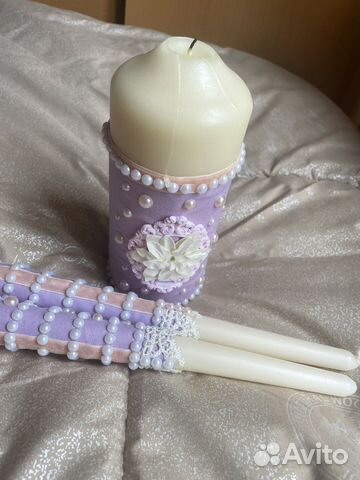 Свечи на свадьбу ручная работа