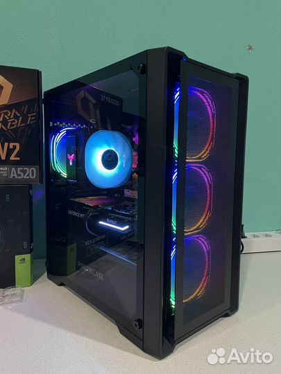 Новый пк RTX 4060+Ryzen 5 5600+16Gb+SSD M.2