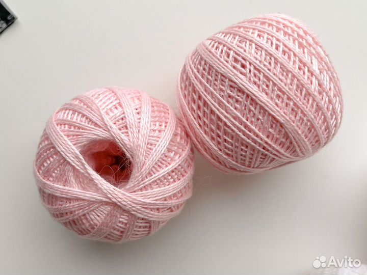 Нитки вязальные Ирис + Спицы круговые 1,6 мм 80 см