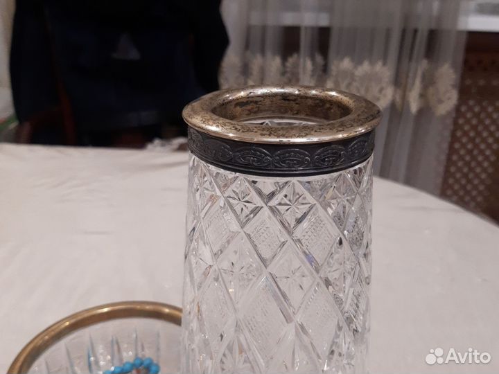 Ваза хрустальная СССР 30 см