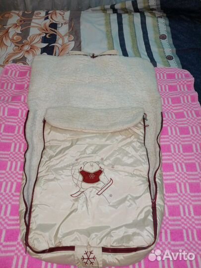 Зимний конверт из овчины