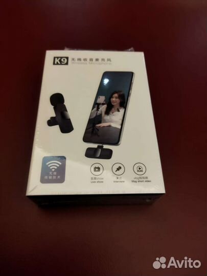 Микрофон петличный K 9 новый+ бесплатная доставка