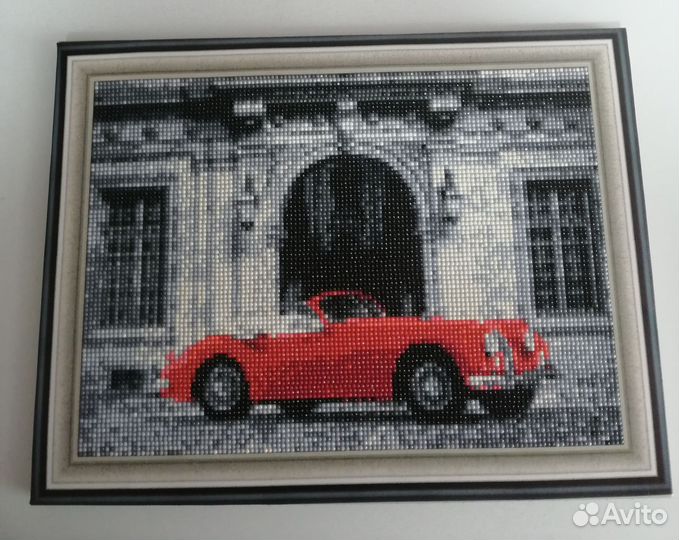 Картина мозаикой с алмазной огранкой