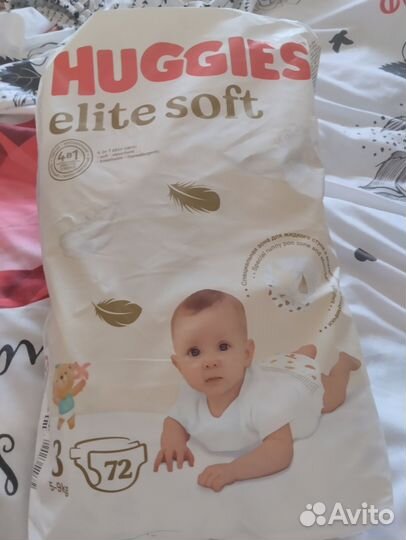 Подгузники huggies elite soft 1