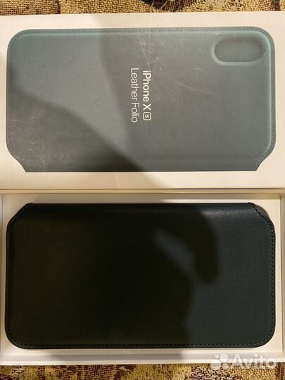 Чехол на iPhone xs кожаный