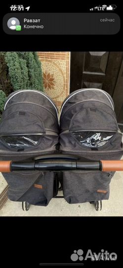 Коляска для двойни