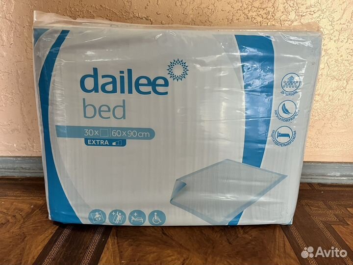 Пеленки одноразовые «Dailee» 30 шт, 60 x 90 см