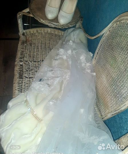 Свадебная фата туфли палантин перчатки