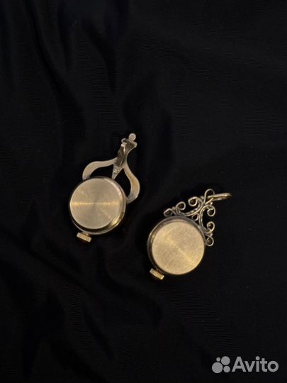 Винтажные часы кулон Чайка. В отличном состоянии