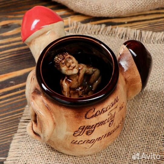 Кружка для напитков Ухо с носом