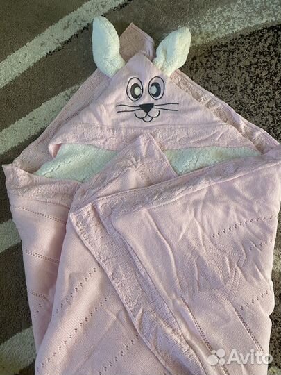 Детское полотенце с капюшоном