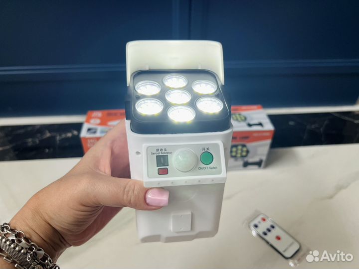 Светильник фонарь уличный на солнечных батареях