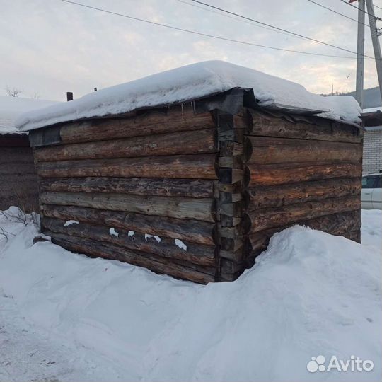 Сруб бани из кедра