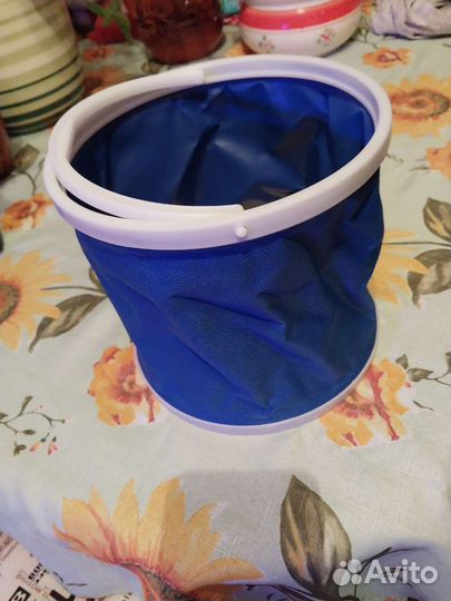 Ведро складное для рыбалки