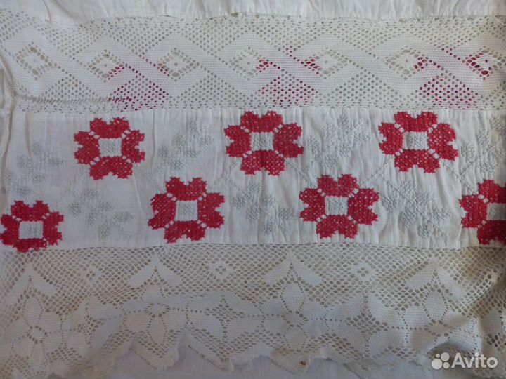 Рушник, подзор, занавеска старинные СССР