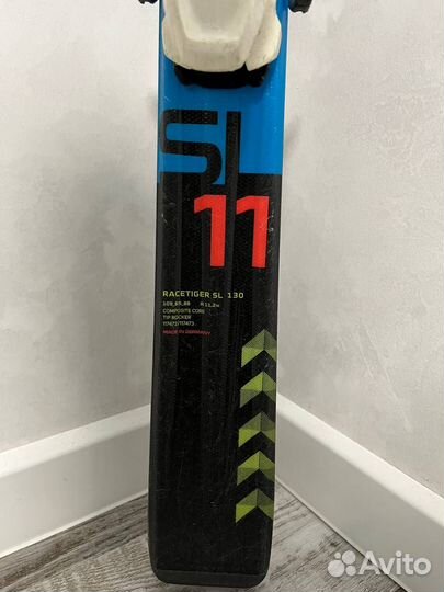 Горные лыжи детские эксперт с креплением 130