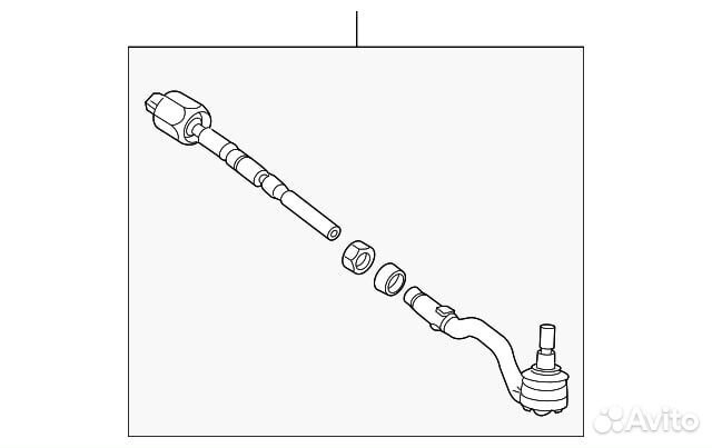 Поперечная рулевая тяга Bmw