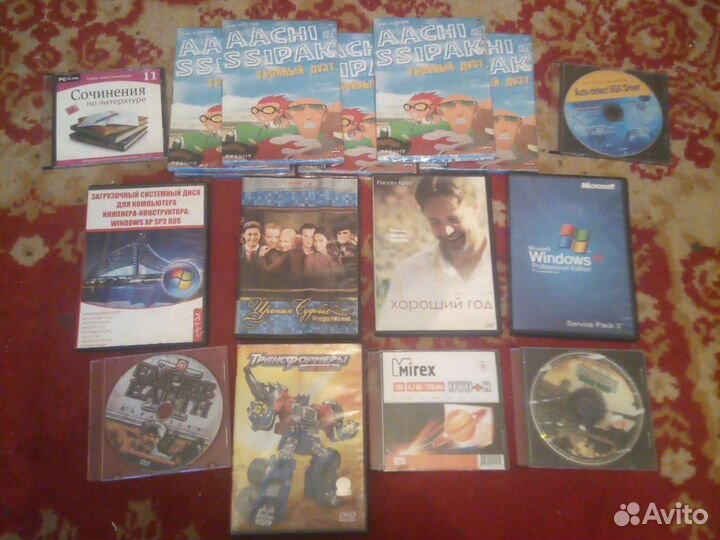 Диски DVD игры, фильмы, мультики
