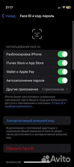 iPhone X, 256 ГБ