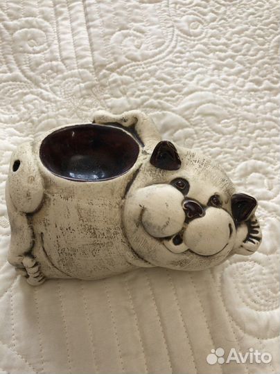 Статуэтка кошка фарфор, аромалампа