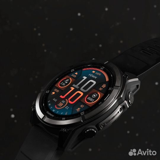 Garmin Fenix 8 51mm Amoled SapphireTitanium Серый