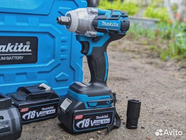 Гайковерт аккумуляторный makita 300нм. Новый