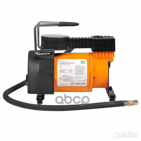 Компрессор airline X 12V, 30 л/мин, 7 Атм, 12,5 А