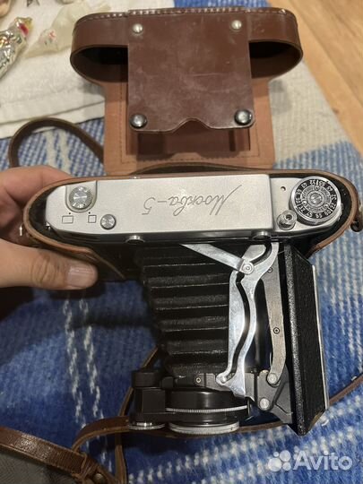 Фотоаппарат Москва 5. СССР. В люксе