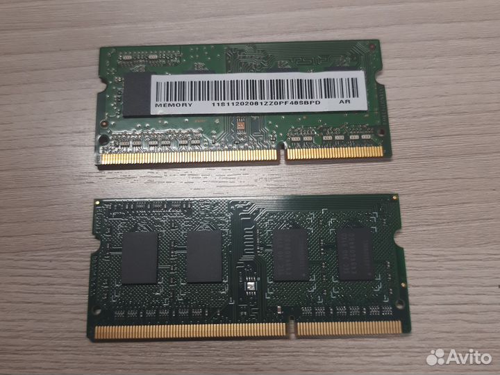 Оперативная память для ноутбука DDR3L 1600mhz