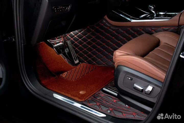 3D Коврики Exeed Салон Багажник из Экокожи