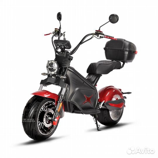 Электроскутер White Siberia Black Sea 5000w Red