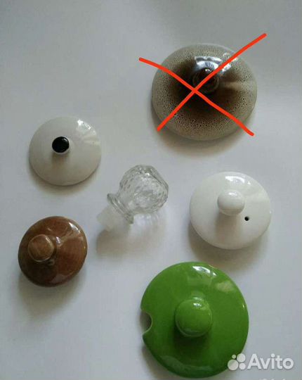 Крышки керамика от чайников