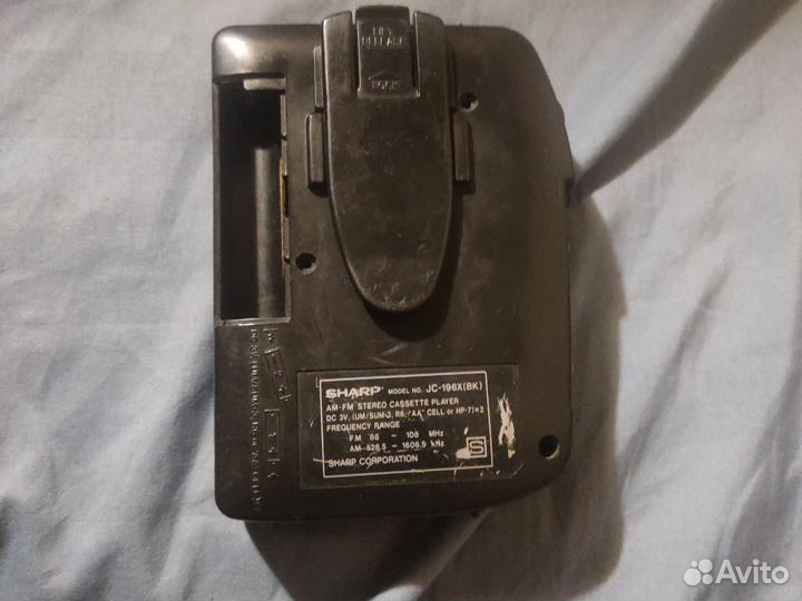 Касетный плеер jc-196x(bk)