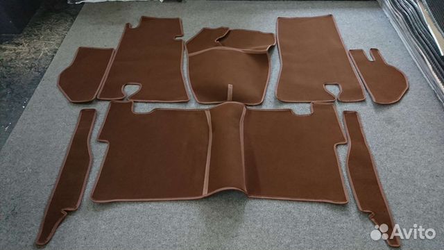 Автоковрики для газ-21-3, коричневые