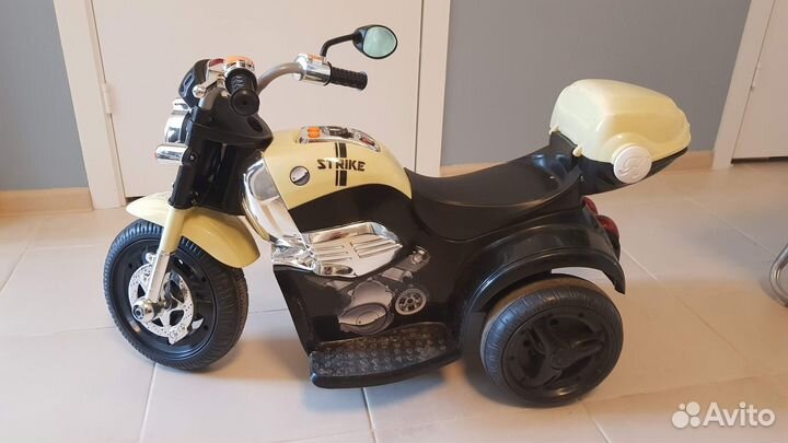 Pituso детский Мотоцикл MD-1188, черно-бежевый