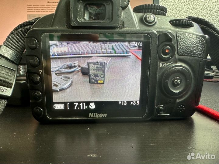 Зеркальный фотоаппарат nikon d3100