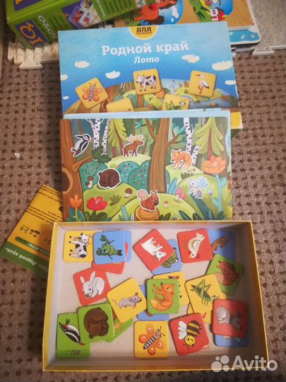 Развивающие и настольные игры пакетом для детей