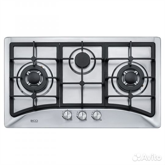 Трехконфорочная газовая варочная поверхность HBS37