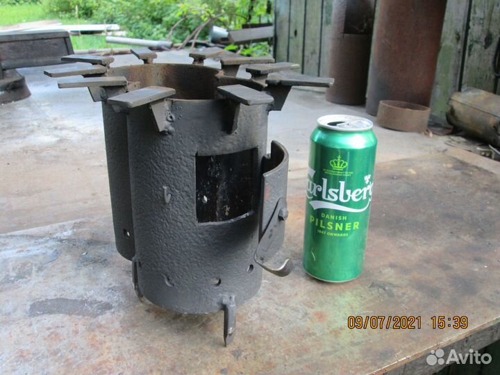 Дровяная печь для дачи 