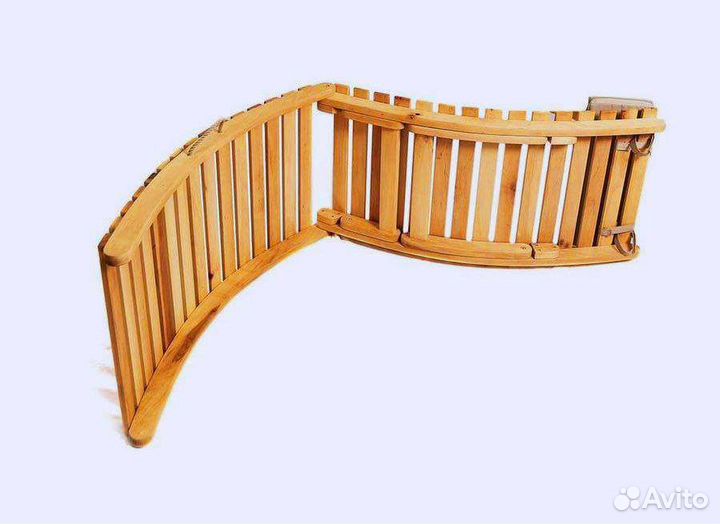 Деревянный лежак