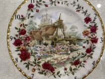 Royal Albert Old Country Roses тарелка часы