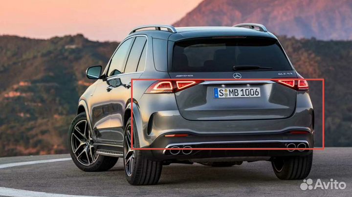 Задний бaмпер Mеrсеdеs-Вenz glе V167 aмg