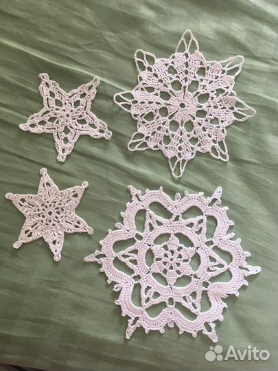 Салфетка снежинка