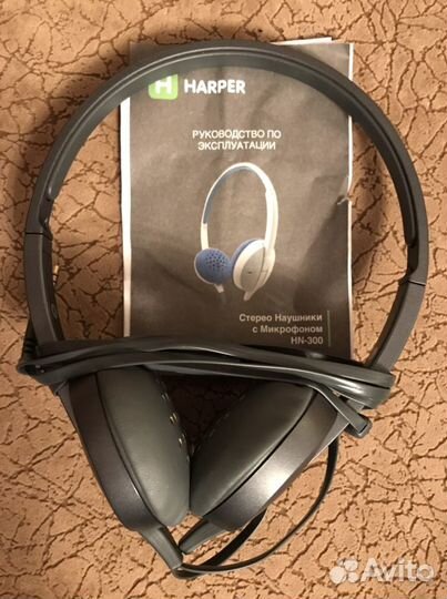 Наушники с микрофоном Harper HN-300
