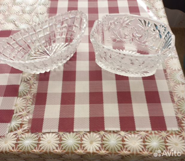 Ваза хрустальная