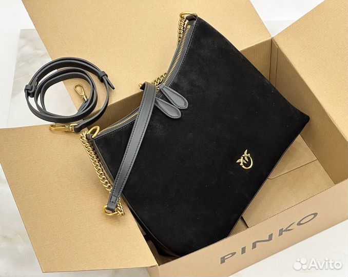 Сумка женская Pinko замшевая